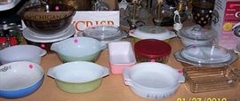 Pyrex, Hall, etc...