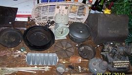 Cast iron, Oliver typewriter, other primitives