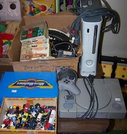 Aurora slot cars, Micro Machines, XBox and Playstation