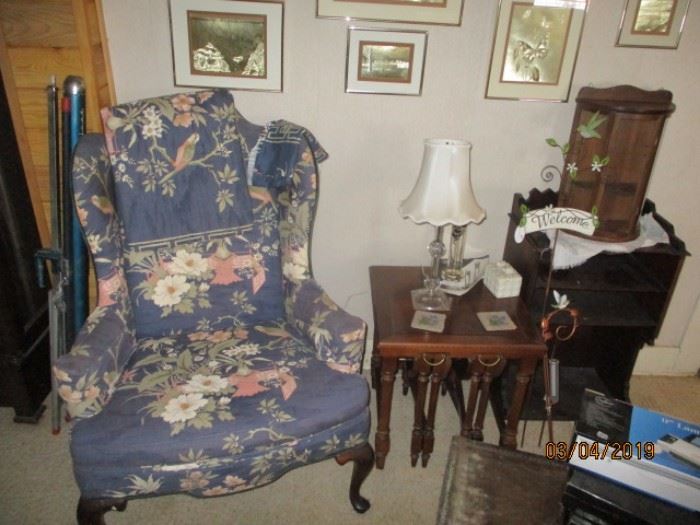 upholstered chair and more