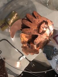 Gorgeous handmade copper cookie cutters