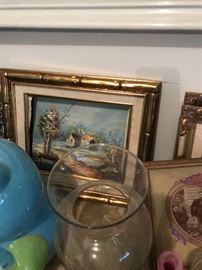 Original Oil Paintingsm, Vases, Owl Cookie Jar