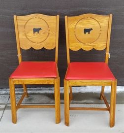 Western style chairs