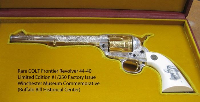 Rare COLT Frontier 44-40 limited edition #1/250 factory issued commemorative revolver for the Winchester Museum (Buffalo Bill Historical Center)