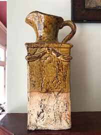 Rustic pottery pitcher -- use this to serve mead to visiting Greyjoys from the Iron Islands in the GAME OF okay you get it