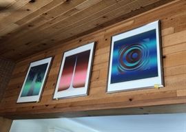 Vintage OP ART prints by Jozef Tadeusz Lipski