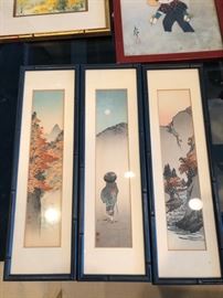 Japanese Wood back prints
