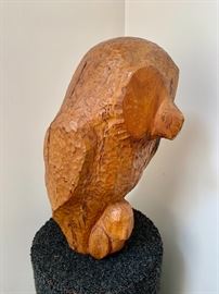 Owl wood carving (1 available)
