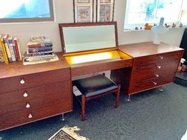 Herman Miller cabinets and vanity