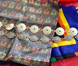 belts, fabric and scarves