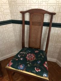 dining room padded chair. set include 8 chairs (2 with arms)