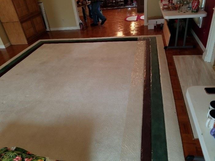 large area rug - just professionally cleaned