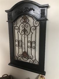 One of many pieces of decorative iron in the sale. Many pieces have a twin. All priced reasonable and separately