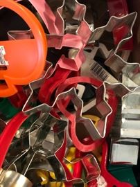 Loads of cookie cutters all shapes and sizes
