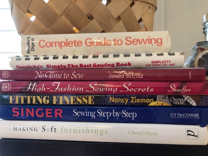 Sewing books a plenty