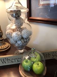 Interesting decorative accessories everywhere you look