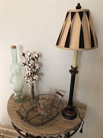 One of three stylish lamps