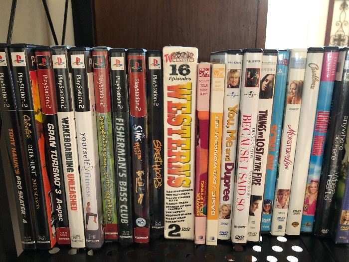 Sample of the DVD collection
