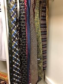 Silk tie collection. Many top designers