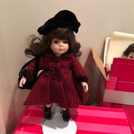 Collectible dolls. New in box. Many just opened and still wrapped