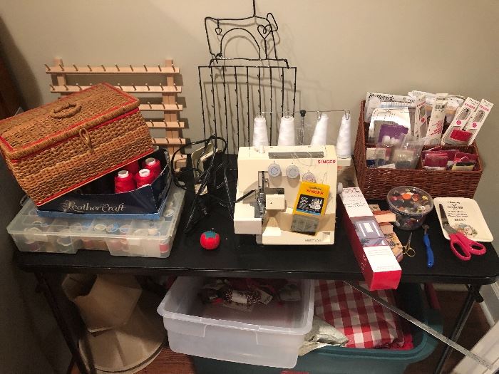 Sewing department. Much more than photographed and all priced to sell