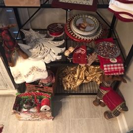 Christmas abounds. We are just beginning to unpack beautiful holiday items.