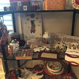 Christmas and holiday decor. much more to come