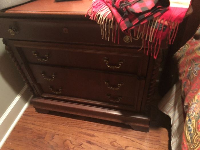 very nice well made side chests or night stand for the bedroom.