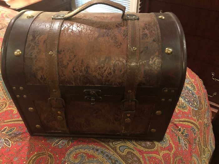 one of several new chests made to look old world in style