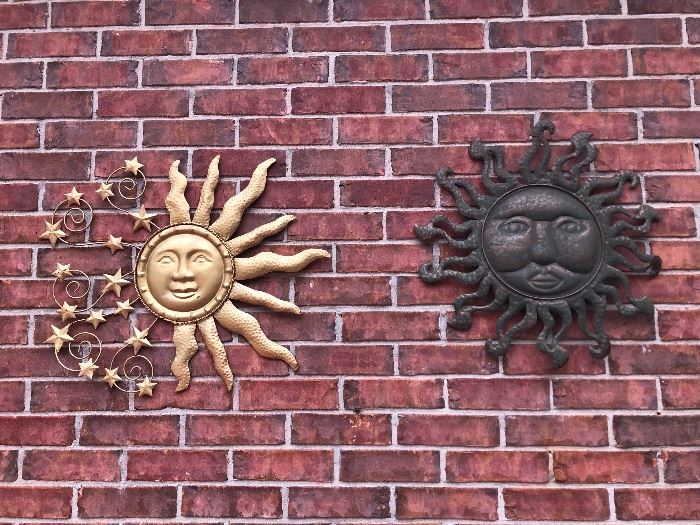 Sun dials. For the patio wall. Which one do you want?