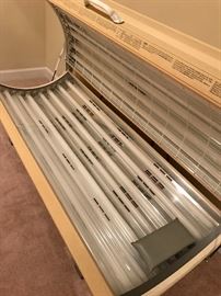 As you can see, the bed is clean. New bulbs and new springs. Ready to tan. You may purchase prior to sale dates