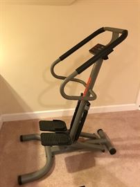 Another view of the exercise equipment