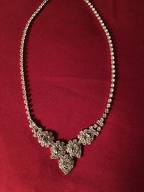 Beautiful well made costume jewelry. Diamonds are a girls best friend