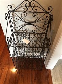 Heavy well made iron shelf that folds