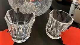 Baccarat Crystal Shot Glass #1	2.5in H
Baccarat Crystal Shot Glass #2	2.5in H