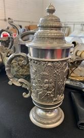 Ges Gesch Stein Pewter German	 