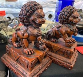 Chinese Foo Dogs Pair	