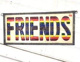Original Friends Bar Sign