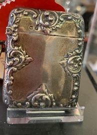 1898 Chester Silver Match Safe/Vesta	