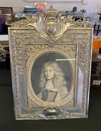 Fleur-De-Lis silver frame #1