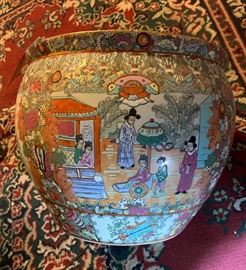 Antique Chinese Fish Bowl Vase
