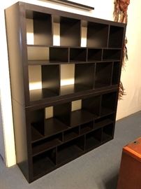 	▪	Dark Wood Cube Book Shelf #1	59x16x35	HxWxD
	▪	Dark Wood Cube Book Shelf #2	59x16x35	HxWxD