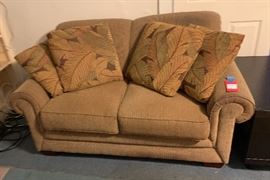 Brown Loveseat	56x37x37