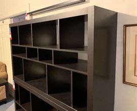 	▪	Dark Wood Cube Book Shelf #1	59x16x35	HxWxD
 