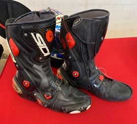 SIDI Leather Motorcycle Boots Sz 11