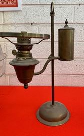 Brass Student Oil Lamp	 