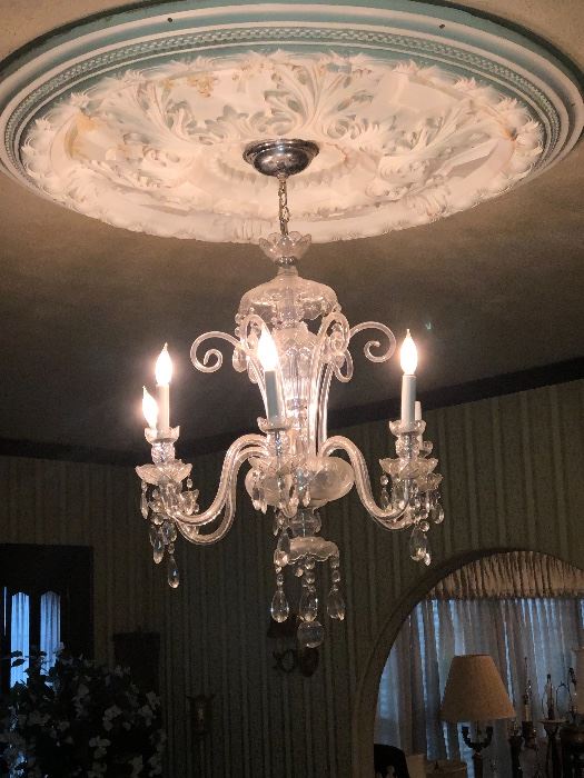 Breathtaking vintage crystal chandelier.  This item will not follow 3 day sale pricing! 