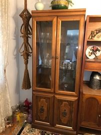 Another lighted curio cabinet 