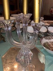 Crystal candleholder