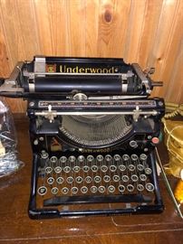 Antique Underwood typewriter 